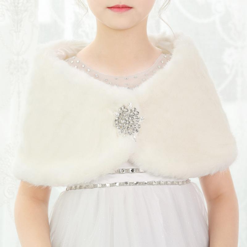 Ζεστή βελούδινη σάλι για κορίτσια Φθινόπωρο-χειμώνα άνετη παιδική χοντρή κάπα με μακριά μανίκια