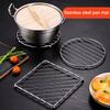 Stainless Steel Round Square Placemat Pan Pot Mat Holder Stand  Placemats Cookware Mats Drink Coasters Kitchen Tools Placemat