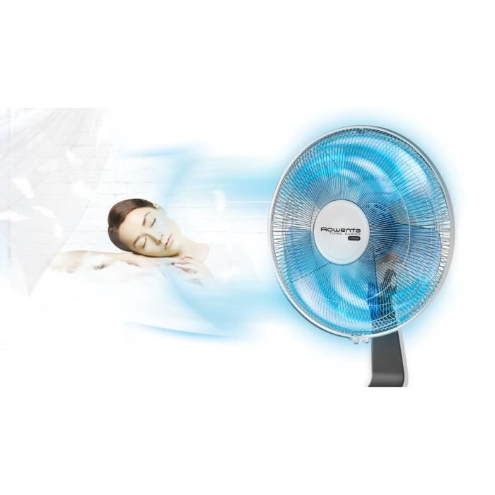 Ventilateur sur pied - ROWENTA VU5640F2 - 70 W - Oscillant, 5 pales, 4 vitesses, Turbo Silence, fonction Turbo Boost