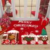 1Pcs Christmas  Kitchen Rug Anti-Fatigue Kitchen Rug Waterproof Non-Slip Rugs Set Runner Rug Bedside Rug Absorbent Carpet