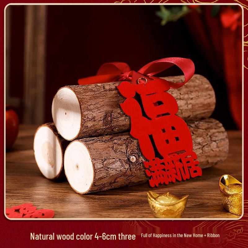 

Процветающие Новоселье Дрова Украшения для Благоприятной Церемонии Нового Дома
