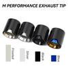 2 pezzi/lotto Per BMW Serie 2 F22 F23 M235i M240i F20 F21 M135i M140i M Performance Punta di Scarico Auto in Fibra di Carbonio Diametro Interno 60mm Punta Silenziatore