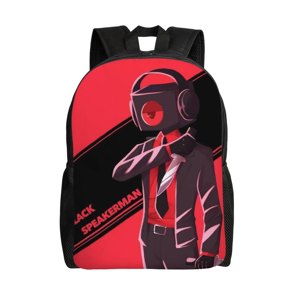 Zaino Classico Skibidi Toilet per Esterno Scuola Superiore Lavoro Cameraman Titan Zaino Giornaliero per Uomini Donne Computer Portatile Borse in Tela