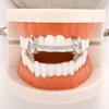 Trendy Vampire Fangs Zirconia Grillz: Stylish and Popular Halloween Accessory