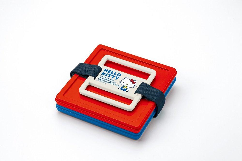 Skater Folding Picnic Lunch Hello POL2 Case, Box, Kitty, 1970s,