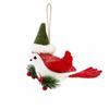 Christmas Creative Plush Bird Hanging Ornament, Cute Bird Pendant Decoration for Holiday Tree
