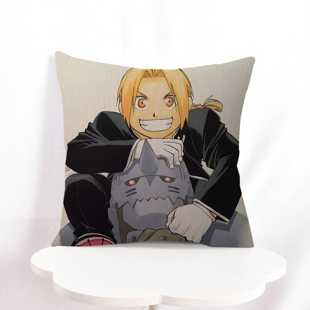 E-Edward Elric Cushion Cover 30x50 Polyester Sofa Cushions Decorative Throw Pillows Home Decoration Pillowcover