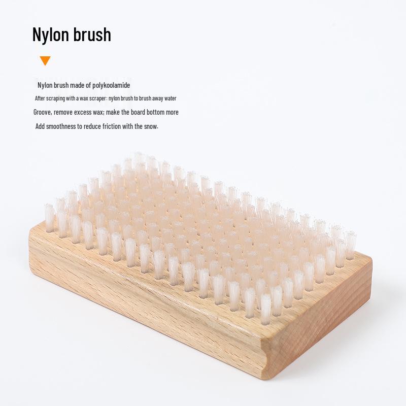Snowboard and Ski Waxing Brush Set - Maintenance Tools for Boards