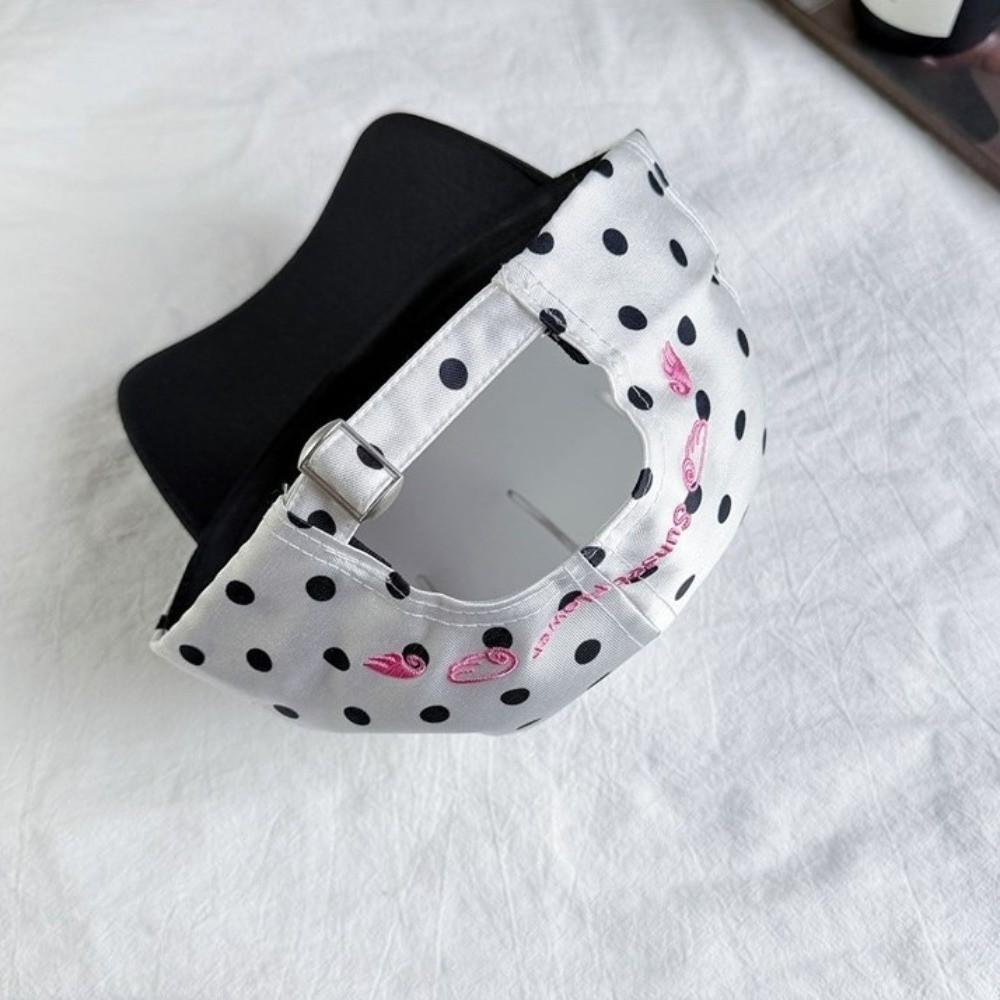 Cotton Baseball Hat Polka Dot Sun Hat Fashion Peaked Cap