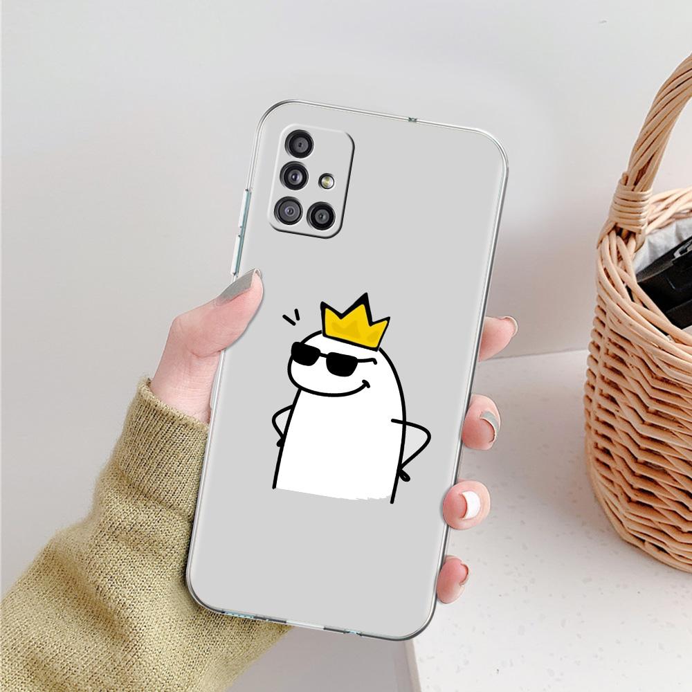 Case For Samsung A15 A13 A35 A55 A51 A71 A41 A31 A21S A05 A17 A23 A25 A33 A53 A73 5G A07 4G Cover Cute Matchstick Men Couple