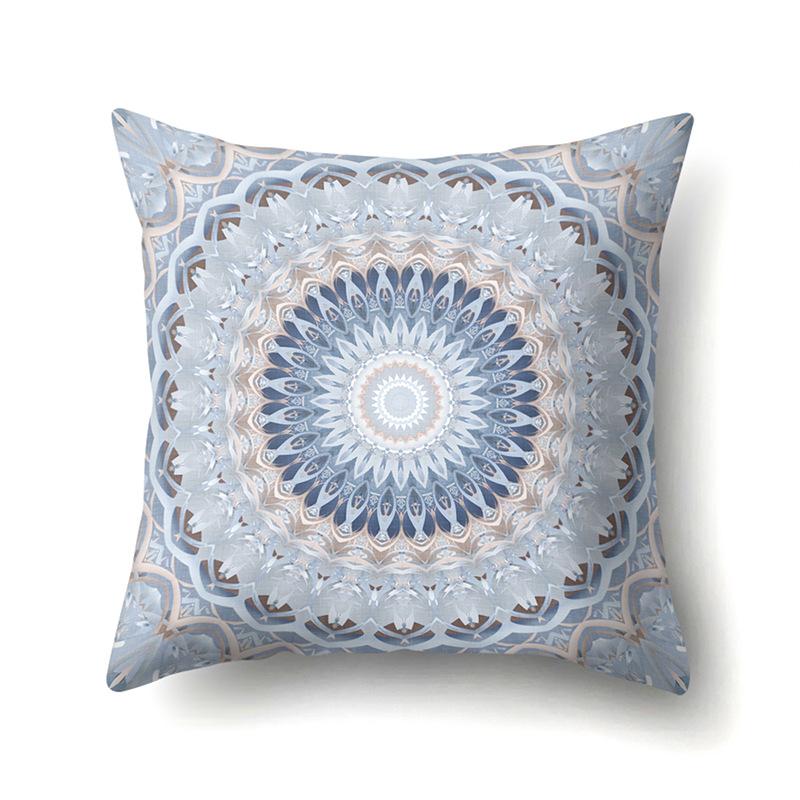 American Retro Ethnic Bohemian Polyester Pillow Case Car Decoration Home Printed Waist Rest Pillow Case