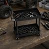 Lightweight RC Crawler Accessory Space-Saving Rolling Service Cart