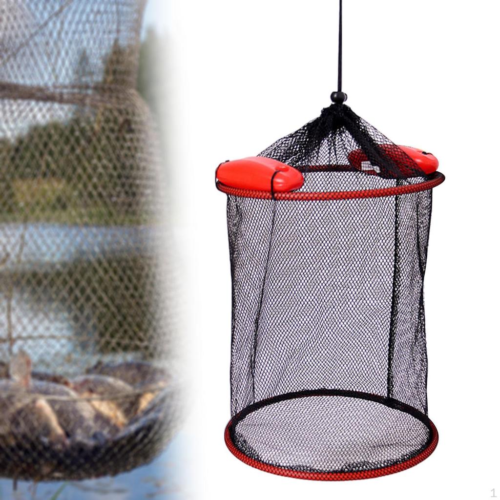 Fishing Basket for Live Catch Storage with Nylon Netting Crayfish And Lobsters