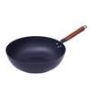 Traditional Wooden Handle Iron Wok