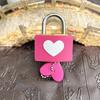 Luggage Lock Portable Anti-theft Colorful Concentric Heart Design Lock for Gym Locker Travel Backpack Baggage
