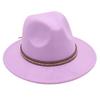 Tibetan Style Top Hat Temperament Jazz Hat British Elegant Felt Hat Big Brim Rivet Woolen Hat Men And Women