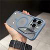 For iPhone 16 Pro Max Luxury Magsafe Magnetic Lens Holder Stand Phone Case For iPhone 11 12 13 14 15 Plus 16E Protective Cover