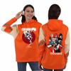 Men's Chainsaw Man Anime Patchwork Hoodie - Spring/Autumn Japanese Color Block Design