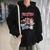 Harajuku Аниме Fairy Tail мультяшная графика печатный капюшон мужские и женские толстовки повседневный свободный свитшот Harajuku уличная одежда