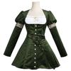 Cadılar Bayramı Partileri İçin Polyester Kumaştan Orta Çağ Kızı Elbisesi Cosplay Kostümü