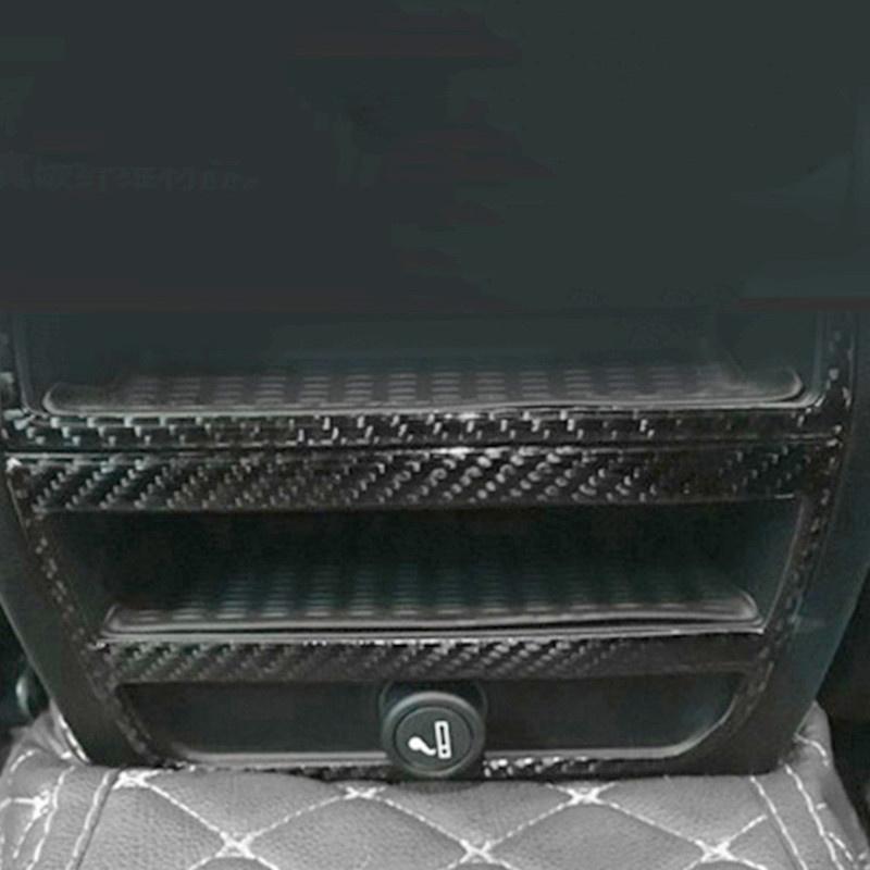 Carbon Faser Aufkleber Auto Hinten Air Outlet Änderung Abdeckung Trim Streifen Für BMW 5 Series 528 525li F10 Auto Innen