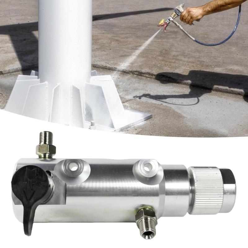 15G455 Airless Paint Sprays Manifold Assembly Piston Fluid Filter Manifold for 390 395 490 495 595 Airless Paint Sprayer