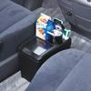 SEIWA Car Trash with Drink W734 Can, Large, Weight, Black,