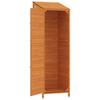 Vidaxl Garden Shed, Brown, 55X52X174.5 Cm, Solid Fir Wood