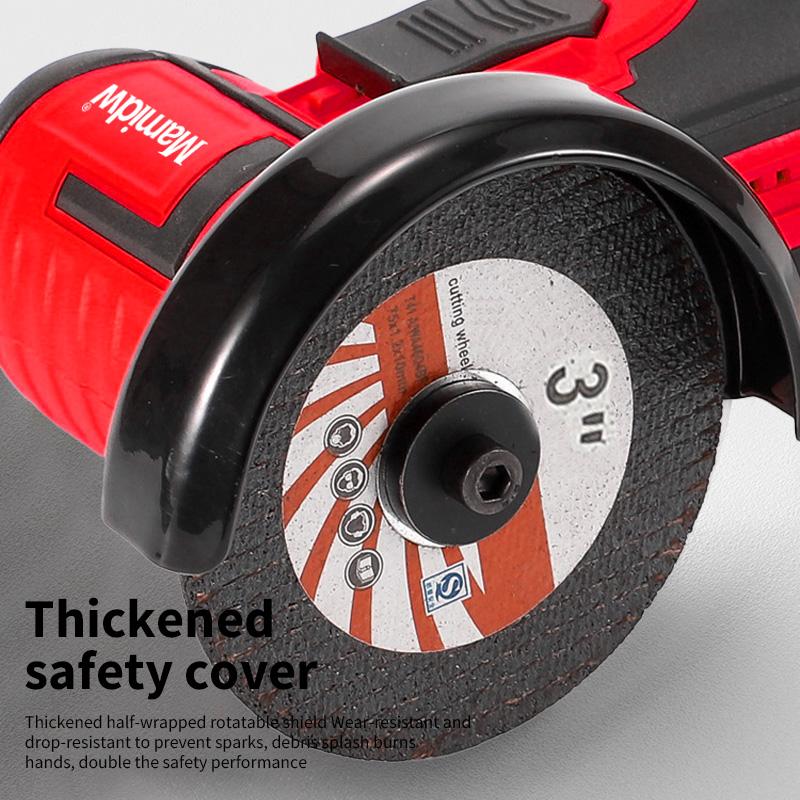 Mamidw Brushless Electric Angle Grinder Electric Grinding Cutter Rechargeable Polishing Machine For Milwaukee Battery pins