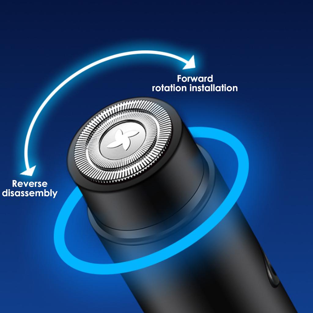 Mini Electric Shaver Long-Lasting Battery Life Portable Car Rechargeable Razor Razor Portable Electric Shaver FH021 2 Colors