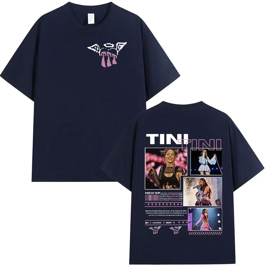 

2026 Summer Rapper TINI TINI Vintage T-shirt Men Retro High-quality Fashion Cotton T-shirt Beautiful Loose T-shirt Street Wear 4XL