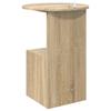 Side Table Sonoma Oak Ø 39.5 x 55 cm Particleboard