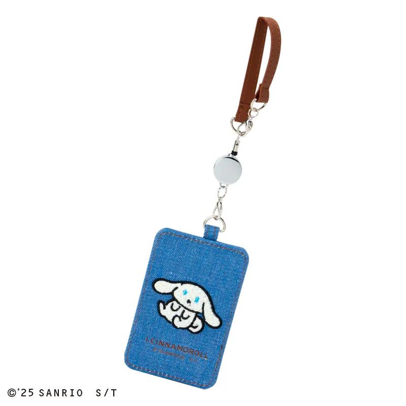 

Sanrio I.CINNAMOROLL Вышитый сагарой пропускной чехол с катушкой ( Светло-синий ) NEW