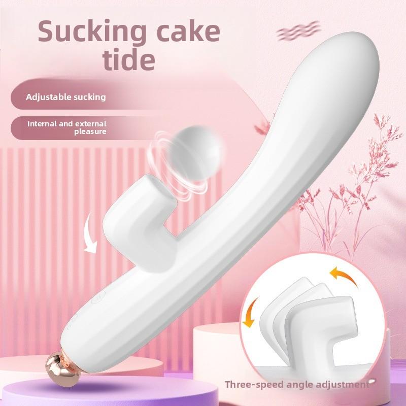 Female AV Vibrator Adjustable Multi-Frequency Sucking Electric Masturbator Adult Products Vibrating Wand Stick