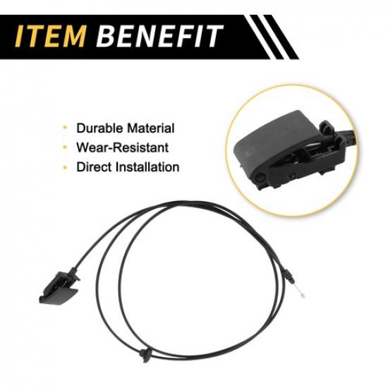 1pc Hood Latch Release Cable for Dodge for Ram 1500 2500 3500 09-18 No.5160352AB