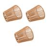 3pcs Small Lamp Shades Replacement Woven Lampshade for Floor Lamps Pendant Light Chandelier
