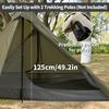 Storm-Resistant Breathable Double Tent - Lightweight Portable Shelter for Hiking Mountaineering Camping