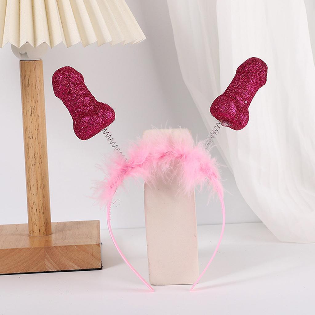 1pc/7pcs Feather Headbands for Woman Valentines Headband Sequins Heart Headbands for Girls Festival Dancing Party