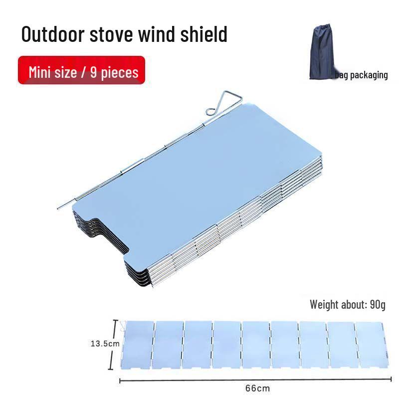 Портальная алюминиевая ветрозащита для походной плитки