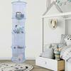 Hanging Storage Net Hanging Plush Toy Storage Rack Four-Tier Foldable Hanging Storage Basket 2 Pieces