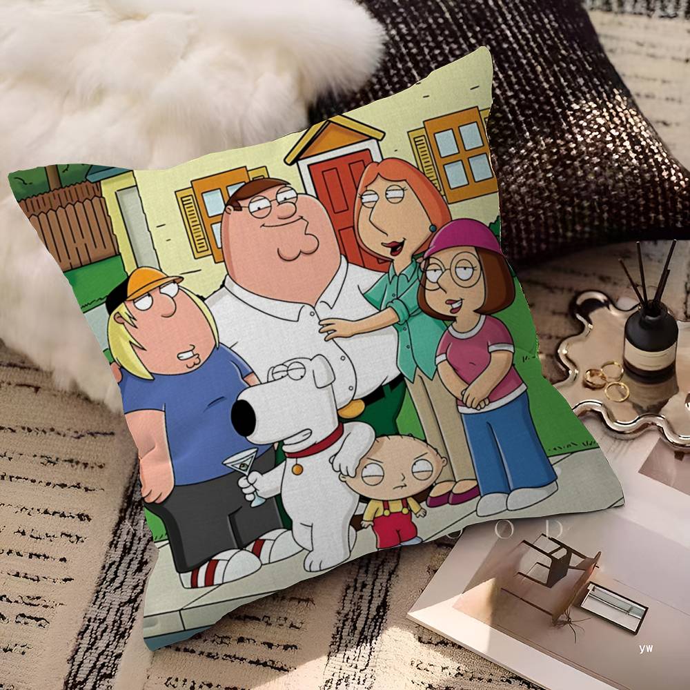 Cartoon G-Guy Cool F-Family 45*45cm Cushion Cover Pillow Cover Decor Pillowcase Home Pillowcase For Couch Pillow