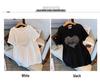 Women's Plus Size Loose Fit Mid-Length Short Sleeve Round Neck T-Shirt (200/300/350 Jin)