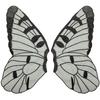 Butterfly Lace Back Patch Organza Embroidery Transparent Wings DIY Lace Accessories Embroidered Collar