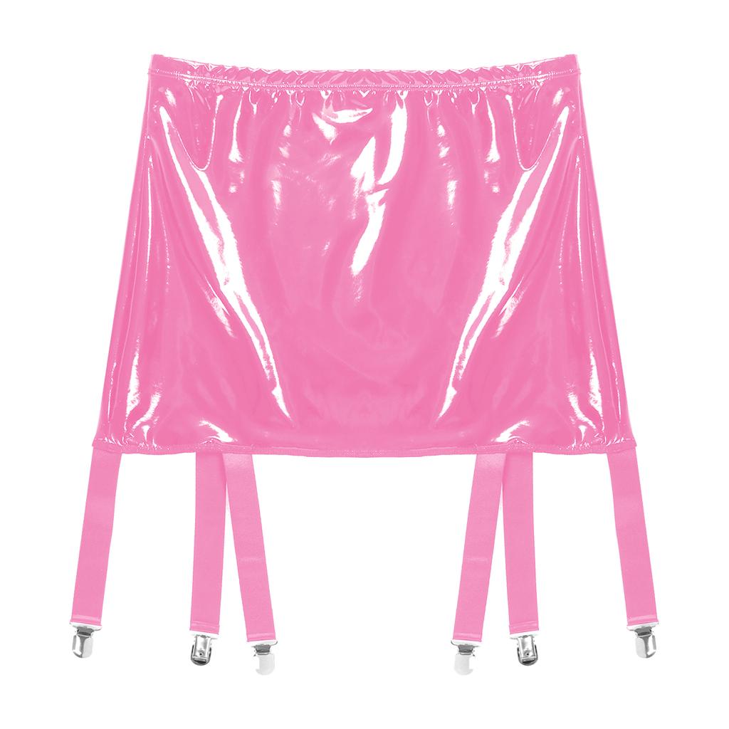 Damski błyszczący metalowy pas do pończoch z klipsami do pończoch do pończoch za udo