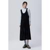 Benetton Velvet Stripe Line Dress Baop01611