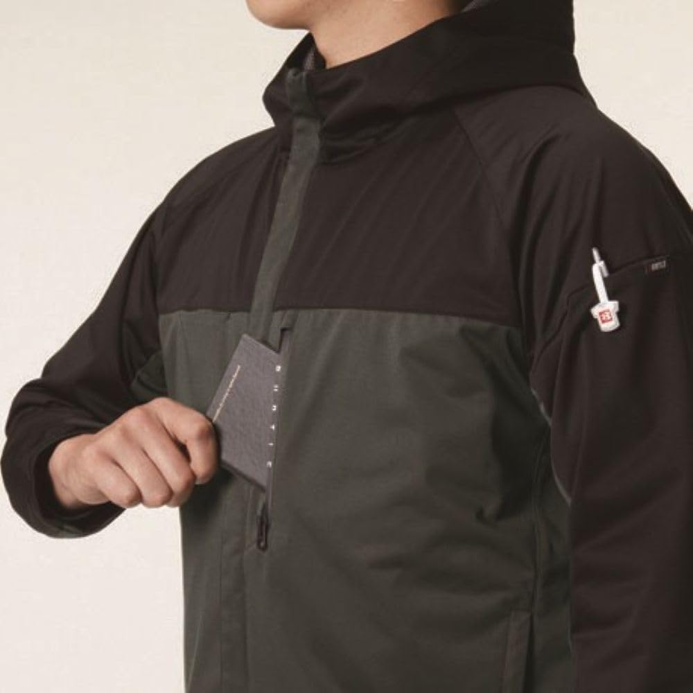 BURTLE Stretch Parka for Size 23 3230 (Unisex) Fall/Winter, Khaki, XL,