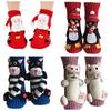 Warmth Novelty Sock Knitted Christmas Socks New 3D Knit Cotton Slouchy Animal Socks  Women Girls
