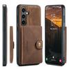 2-IN-1 Verwijderbare Kaartsleuf Magnetische Lederen Hoes voor Samsung Galaxy S24 Ultra S23 FE S21 A52 A72 Portemonnee Kaarten Sleuf Tas Cover