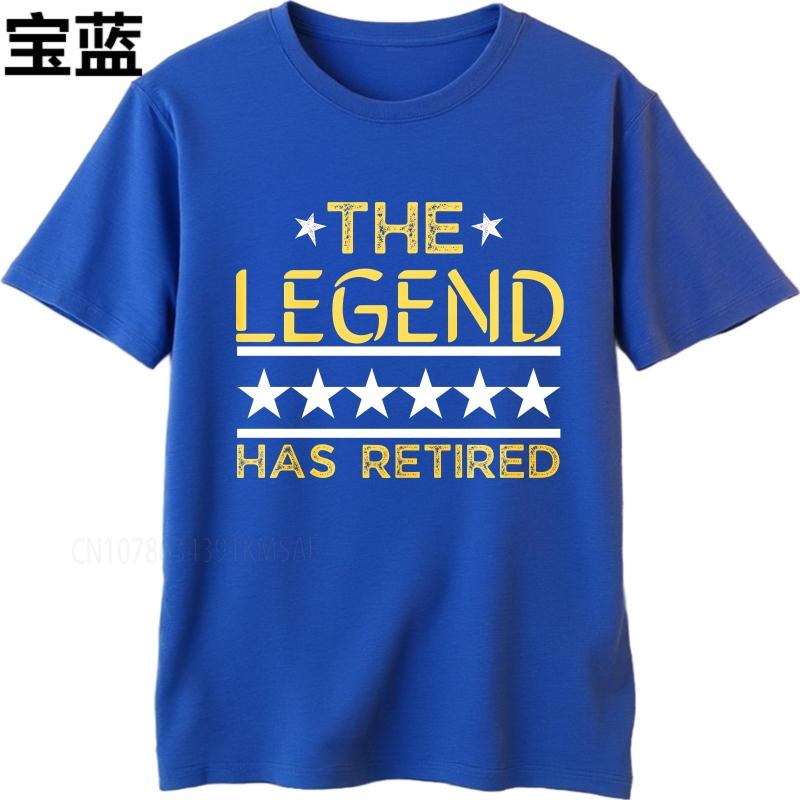Uso Diário Verão Feminino Camiseta A Lenda Se Aposentou Design de Estrela Manga Curta Treino Gola Redonda Camiseta de algodão