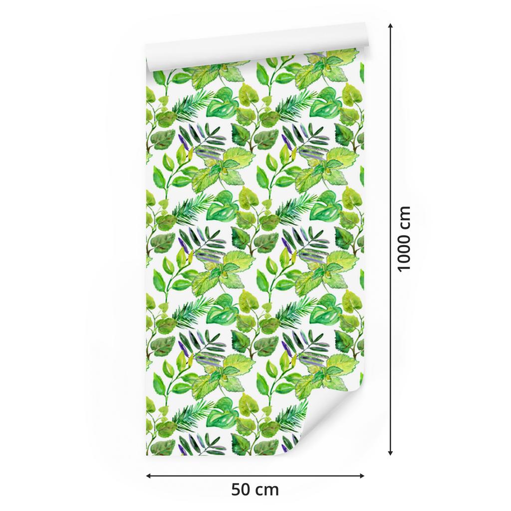 Forest Leaves Wallpaper for Living Room and Bedroom 50x1000